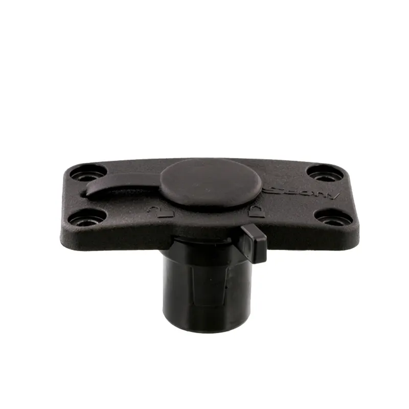 Scotty 244L Locking Flush Deck Mount side view