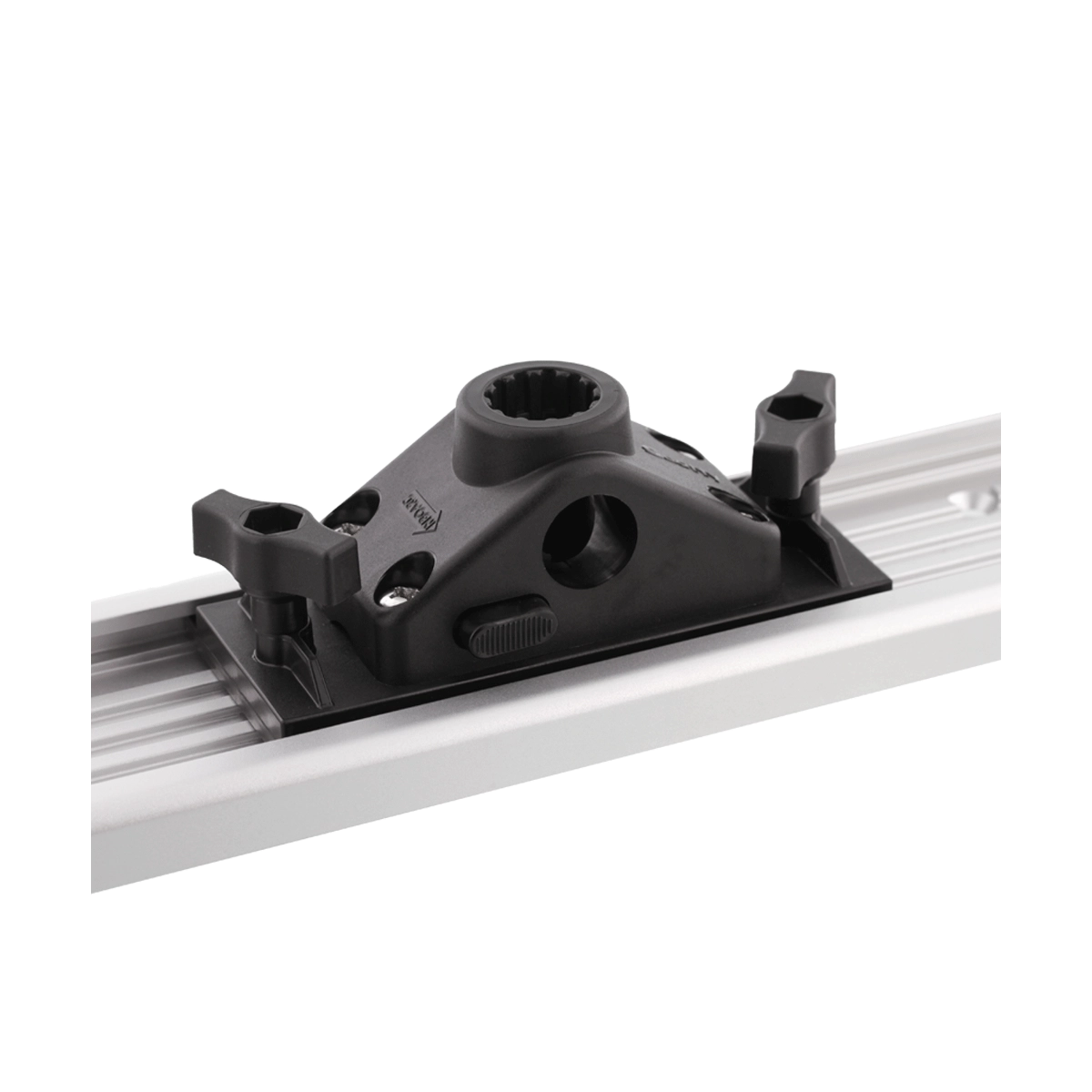 Scotty 340L 3″ Gunnel Track Mount in track side view