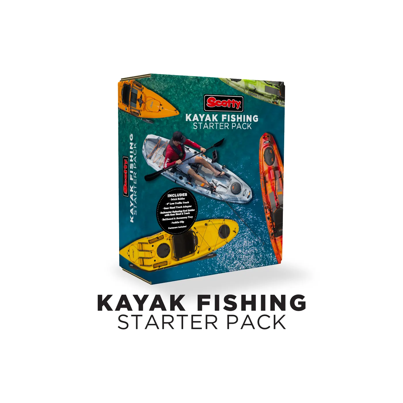 Scotty kayak fishing starter pack box
