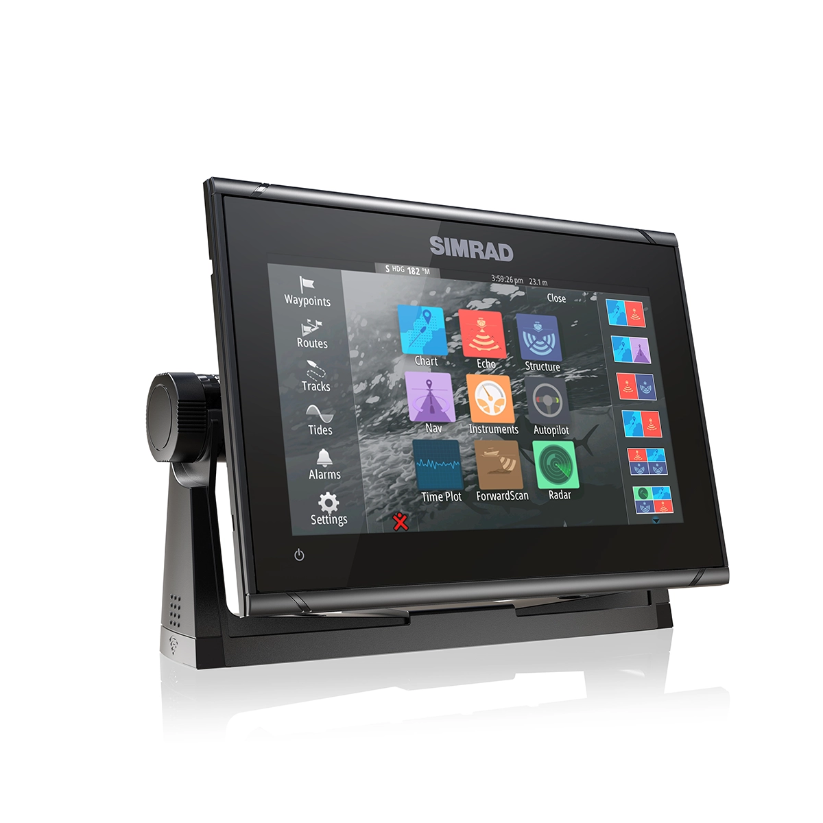Simrad GO9XSE homepage
