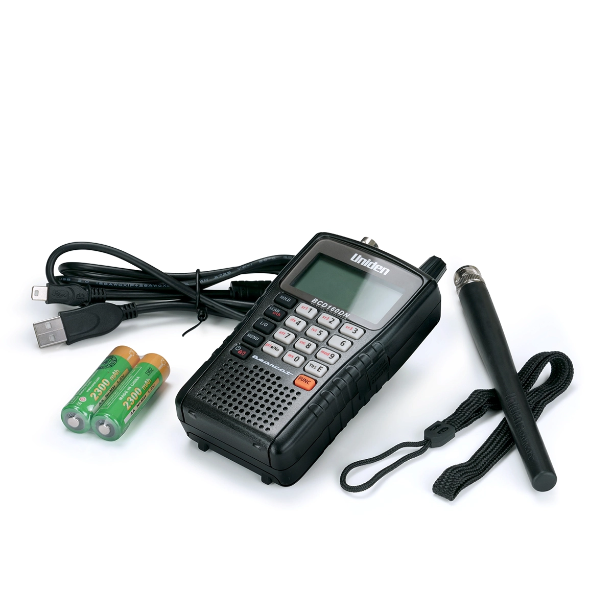 Uniden BCD160DN with accessories