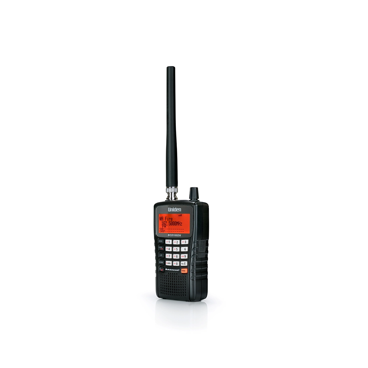 Uniden BCD160DN angled left view