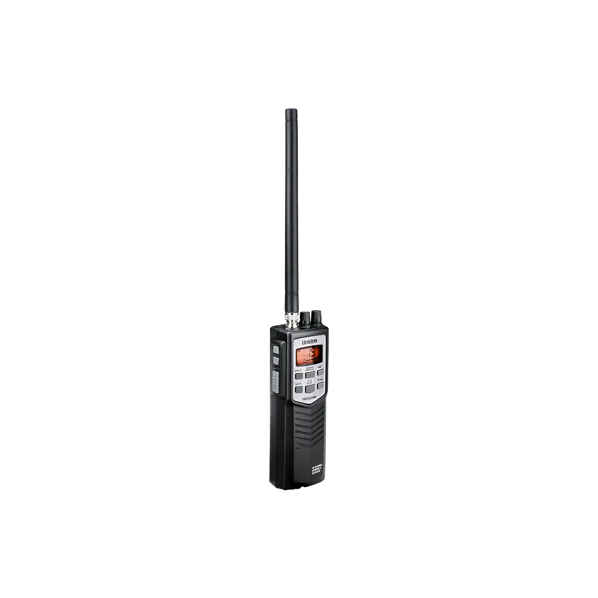 Uniden PRO501HH Radio angled view