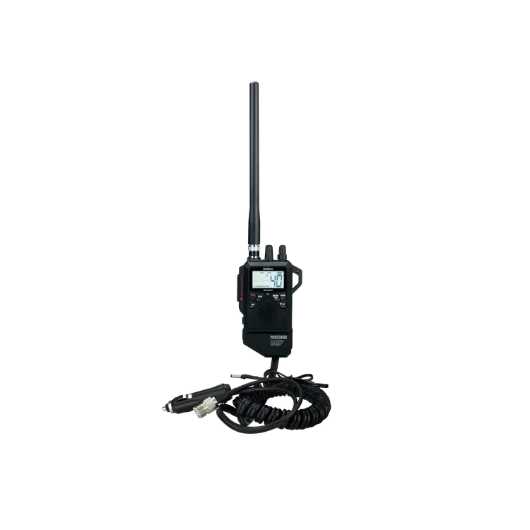 Uniden PRO538HHFM radio with charger