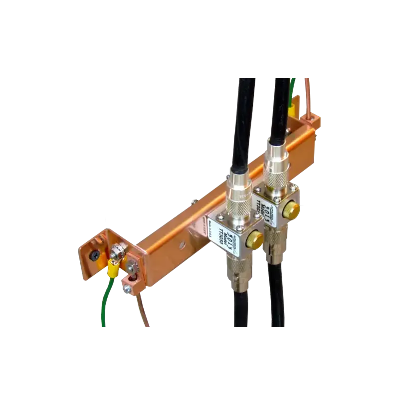 Alpha Delta GBWM Copper Ground Bus Wall Mount with surge protectors