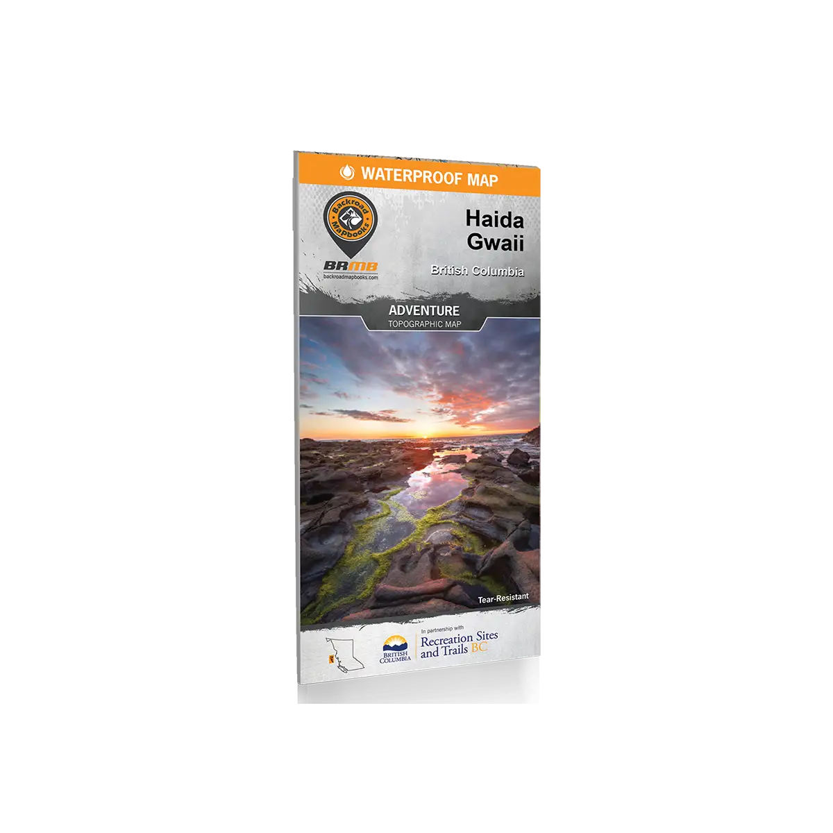 Backroad Maps - Folded Waterproof Adventure Maps Haida Gwaii cover