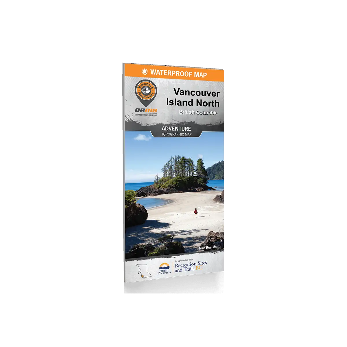 Backroad Maps - Folded Waterproof Adventure Maps Vancouver Island North Cover