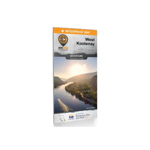 Backroad Maps - Folded Waterproof Adventure Maps West Kootenay cover