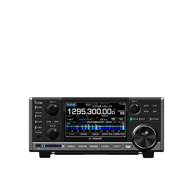 Front view of the Icom IC-R8600 Communications Receiver