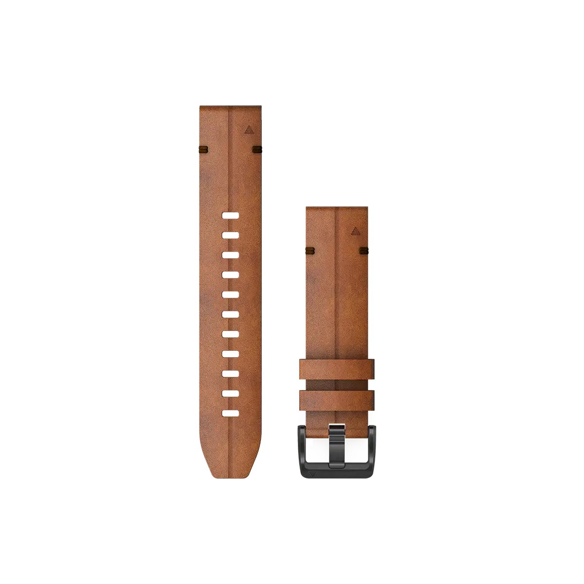 Garmin QuickFit 22 Watch Bands - Chestnut Leather