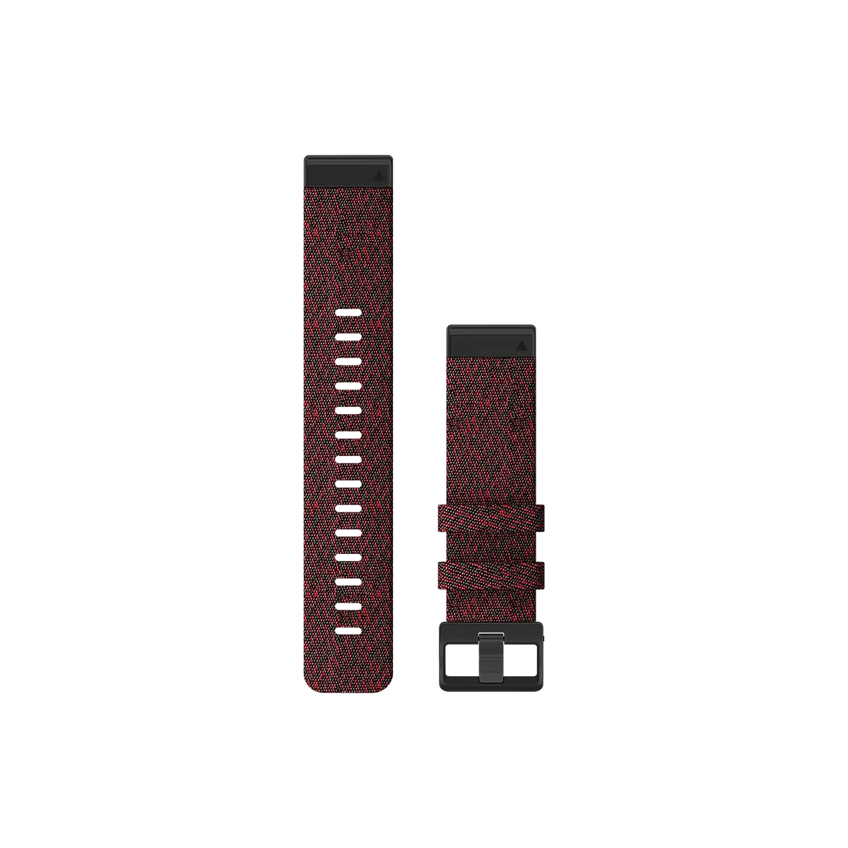 Garmin QuickFit 22 Watch Bands - Heathered Red Nylon