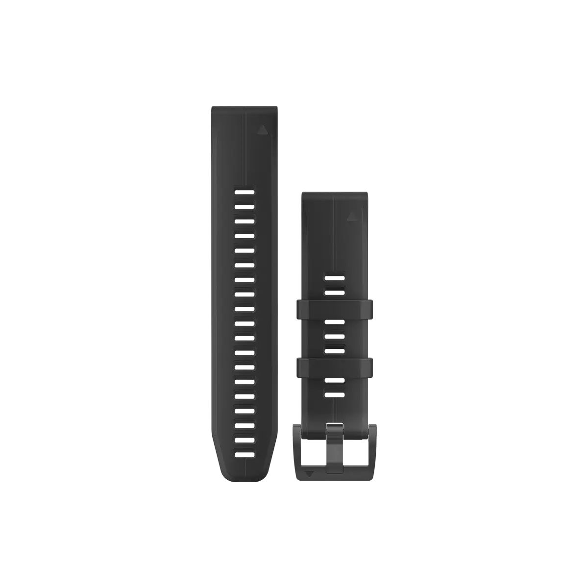 Garmin QuickFit 22 Watch Bands - black silicone with black hardware