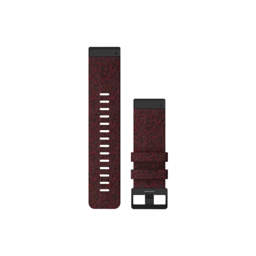 Garmin QuickFit 26 Watch Bands red woven nylon