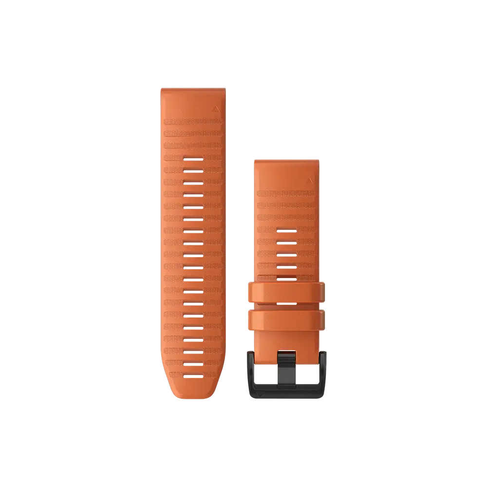 Garmin QuickFit 26 Watch Bands ember orange silicone