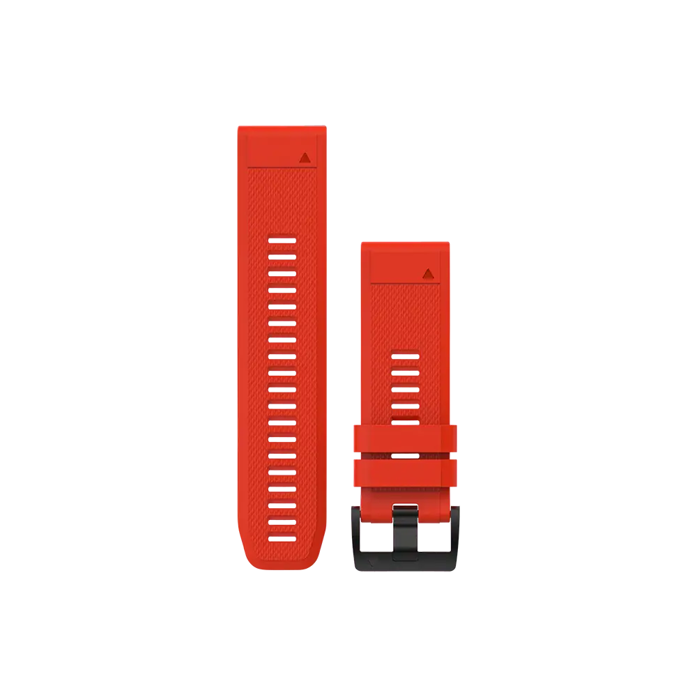 Garmin QuickFit 26 Watch Bands flame red silicone