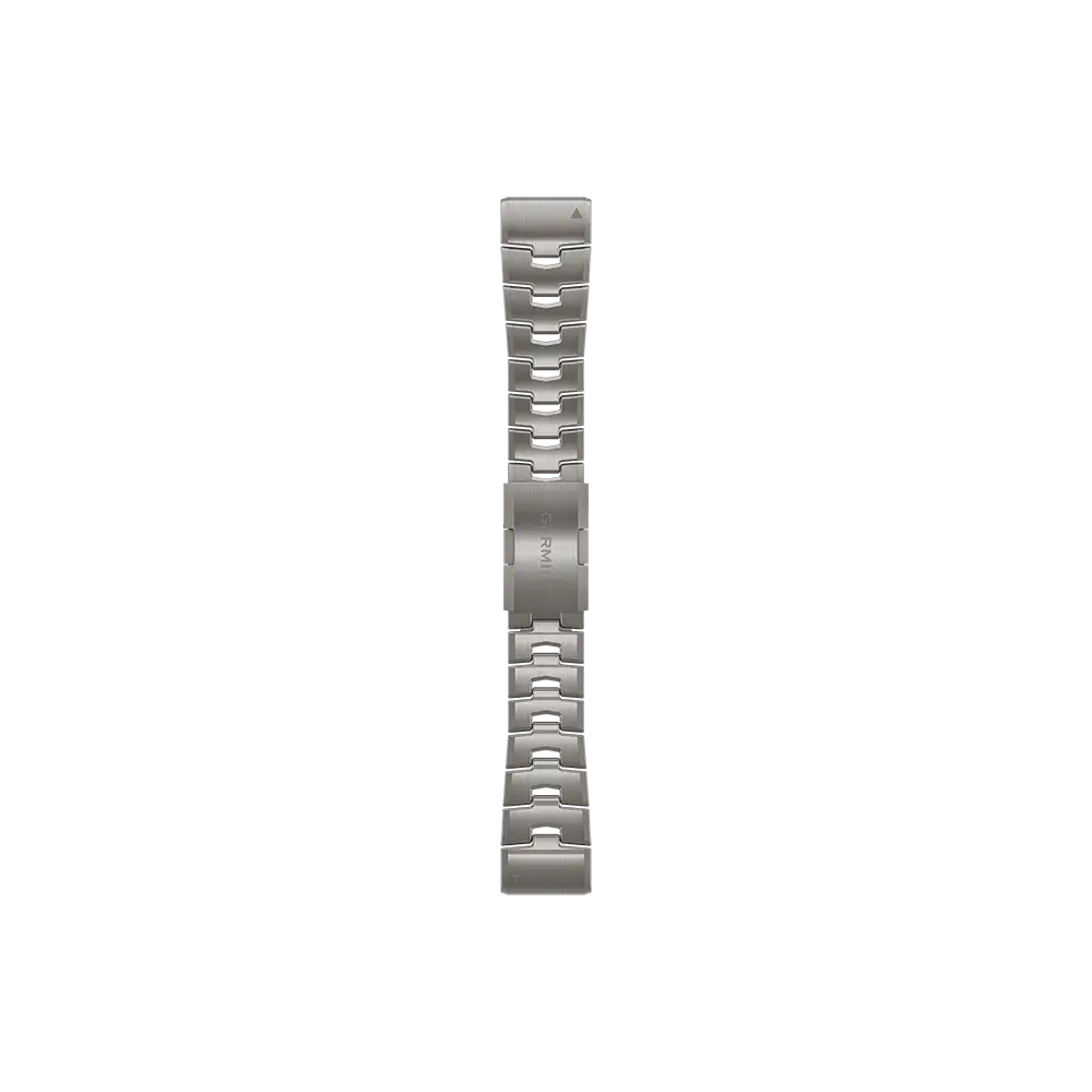 Garmin QuickFit 26 Watch Bands - vented titanium in light grey