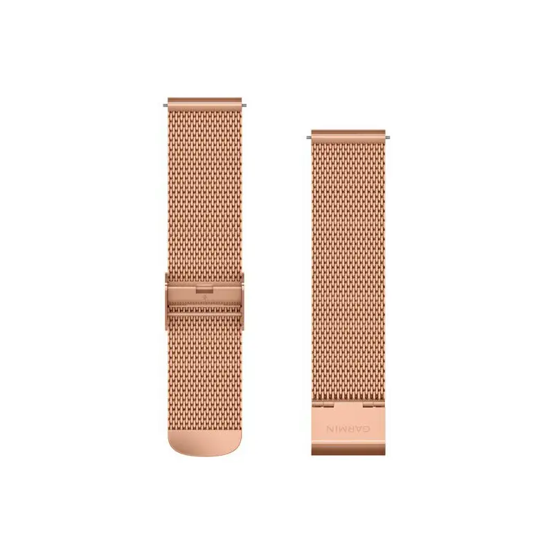 Garmin Quick Release Bands (20mm) - 18K Rose Gold PVD Milanese